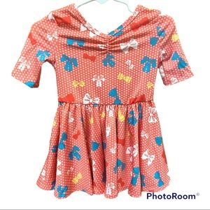 NWT DotDotSmile baby dress size 6/12m bow print